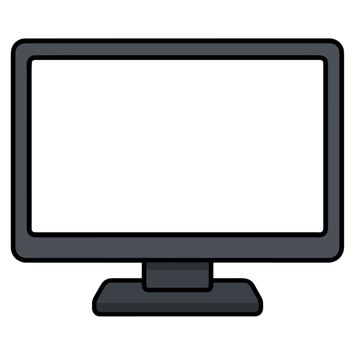 テレビのイラスト無料ダウンロード(カラー)