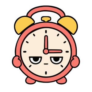 とけいのイラスト（かわいい）