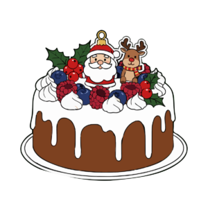 クリスマスケーキ（チョコレート）