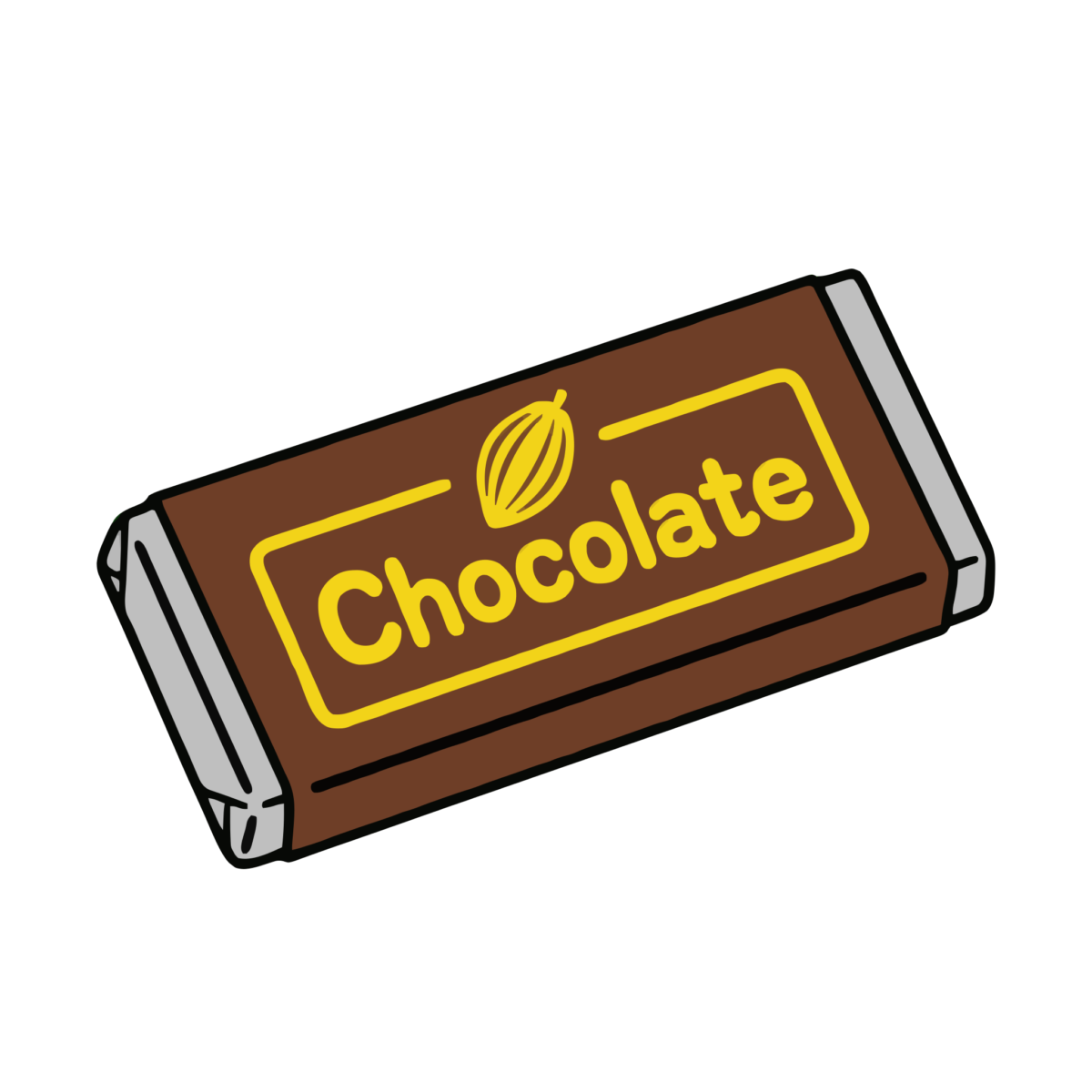 包装チョコレートのイラスト無料ダウンロード(カラー)